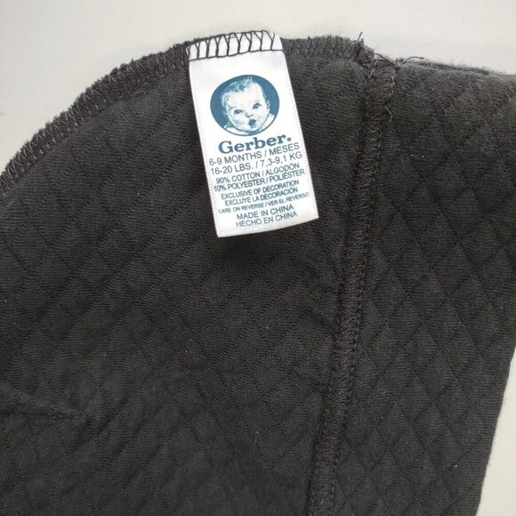 Vintage Gerber Baby Beanie Embroidered Skull  Size 6-9 Months 16 Lbs - Picture 2 of 7